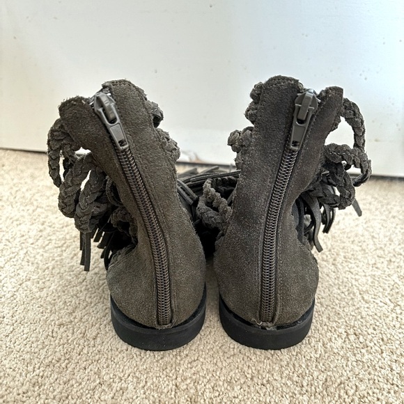 Jeffrey Campbell Fringe Suede Sandals - Picture 4 of 5